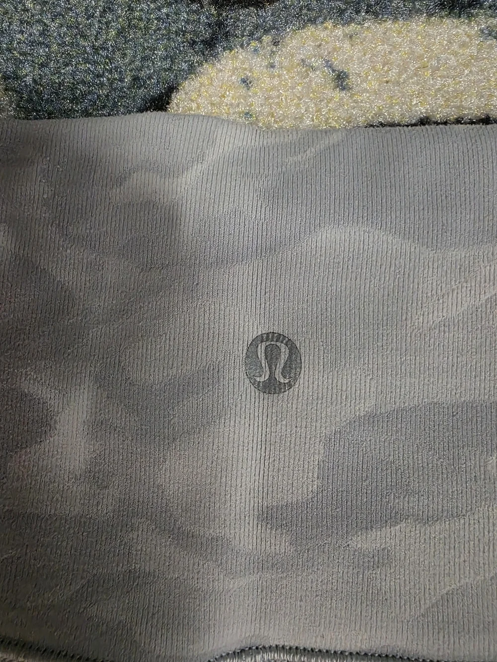lululemon athletica Girls' Light Gray Camo Bike Shorts